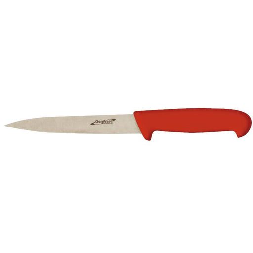 6" Flexible Filleting Knife Red