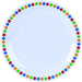 Melamine 6.25" Plate- Coloured Circle