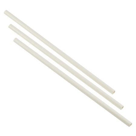 Paper Straws White 23cm (250pcs)