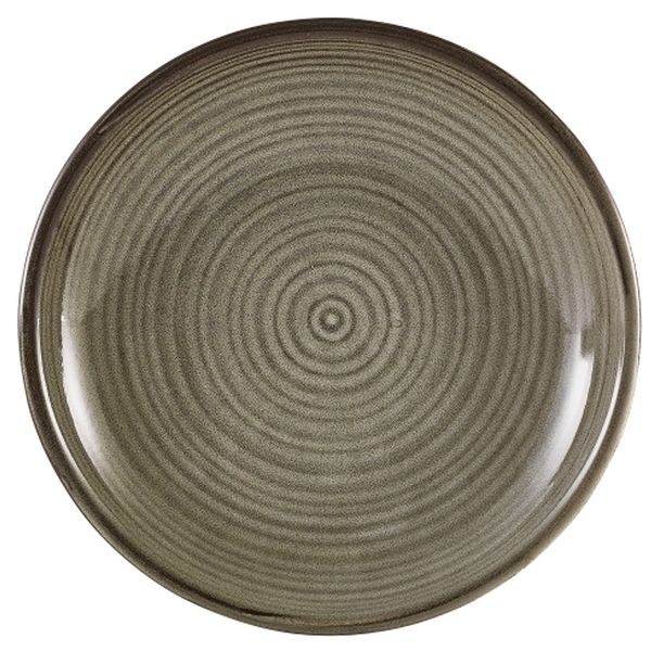 Terra Porcelain Grey Deep Coupe Plate (21cm)