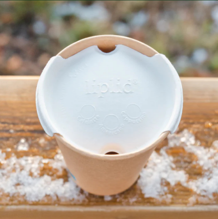 Liplid - 90mm (12/16oz) Compostable/Recyclable/Biodegradable White Fibre Lids