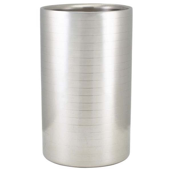 Ribbed Stainless Steel Wine Cooler
