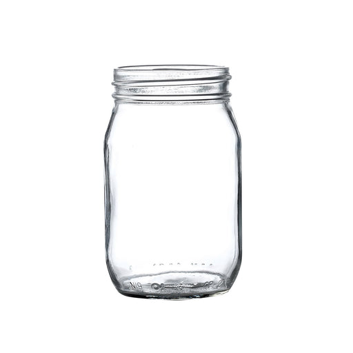 45.5 cl (16 oz) Drinking Jar Drinking Jam Jar* (for Cold Beverages only) (Box of 12)