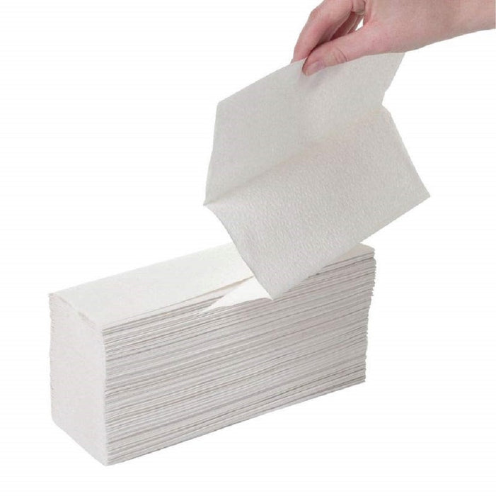Z Fold White Hand Towel White 2 Ply (Pack 3000)