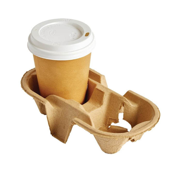 Cardboard Cup Carrier Tray/Holder (2 Cups) (Pack 360)