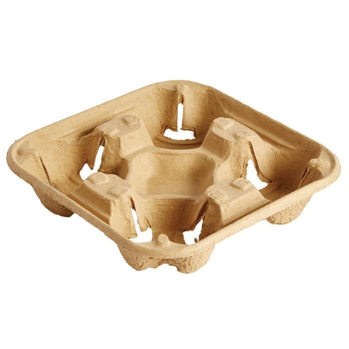 Cardboard Cup Carrier Tray/Holder (4 Cup) (Pack 180)