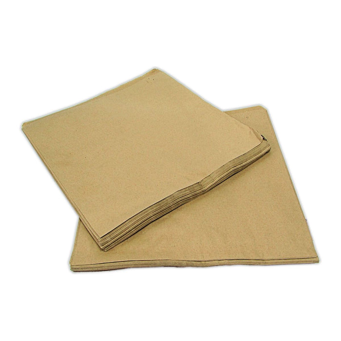 Paper Bag Brown Kraft 8" Strung (Pack 1000)