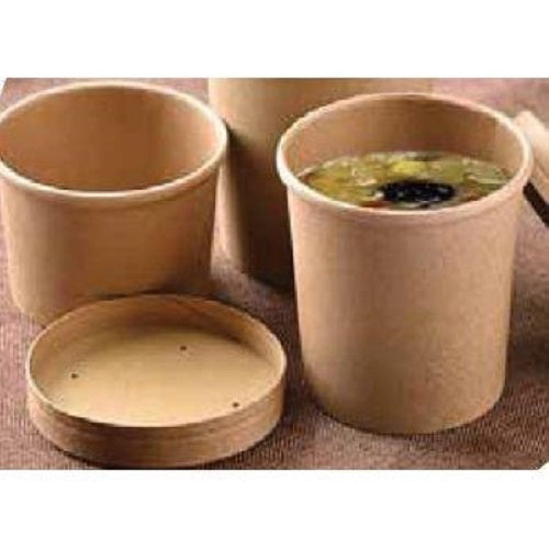 Kraft Heavy Duty Paper Soup Container 16oz/500ml (Pack 500)