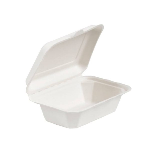 7x5" Bagasse Lunch Box (Pack 400)