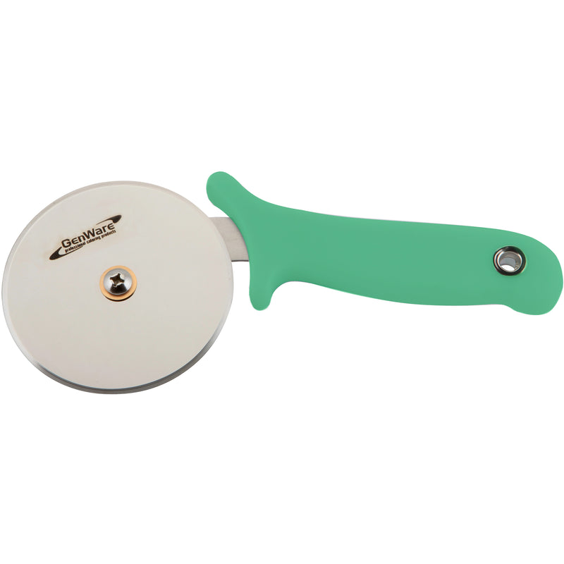 Pizza Cutter Green Handle