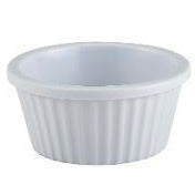Ramekin 1oz Fluted White
