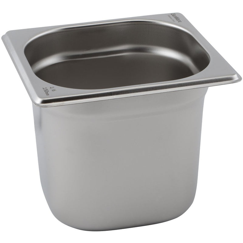 Stainless Steel Pan GN 1/6 150mm Deep