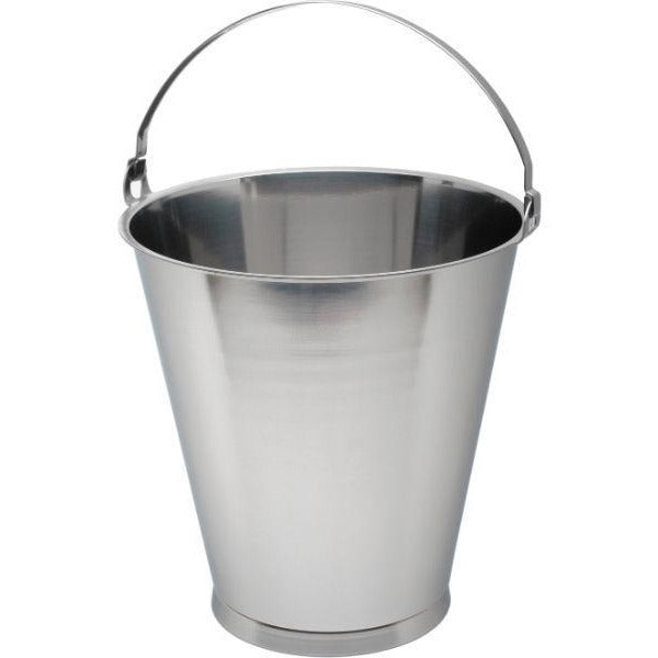 Swedish S/St.Skirted Bucket 15L Graduate