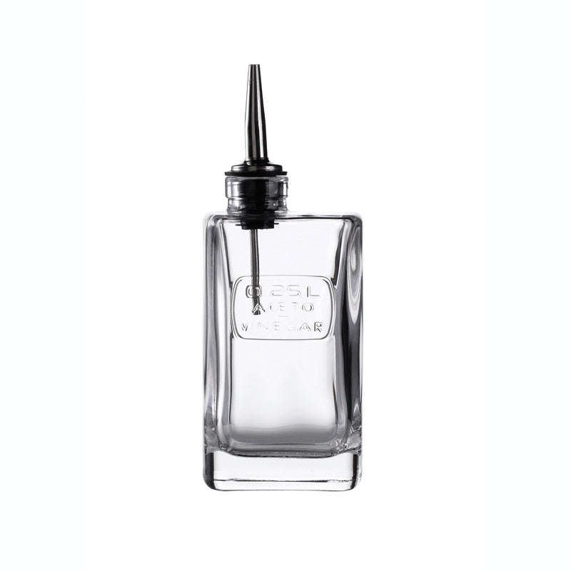 25 cl (8.75 oz) Optima Optima Vinegar Bottle with Pourer (Box of 12)