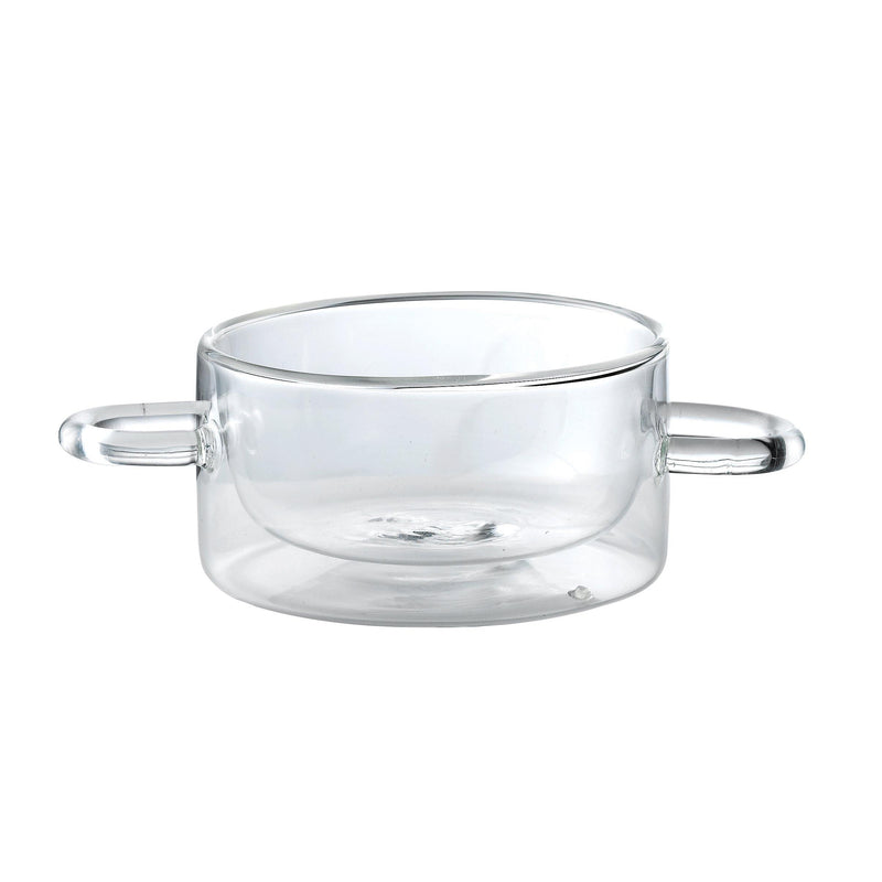 27 cl (9.5 oz) Thermic Double -Walled Glass Pot with dual handles (Box of 2)