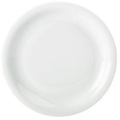 Porcelain Narrow Rim Plate 24cm/9.25"