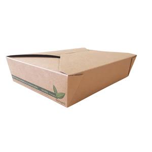 Brown Kraft Biodegradable Leakproof Container No 2 (51oz) (Pack 200)