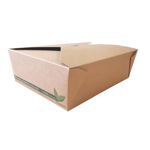 Brown Kraft Biodegradable Leakproof Container No 3 (69oz) (Pack 200)