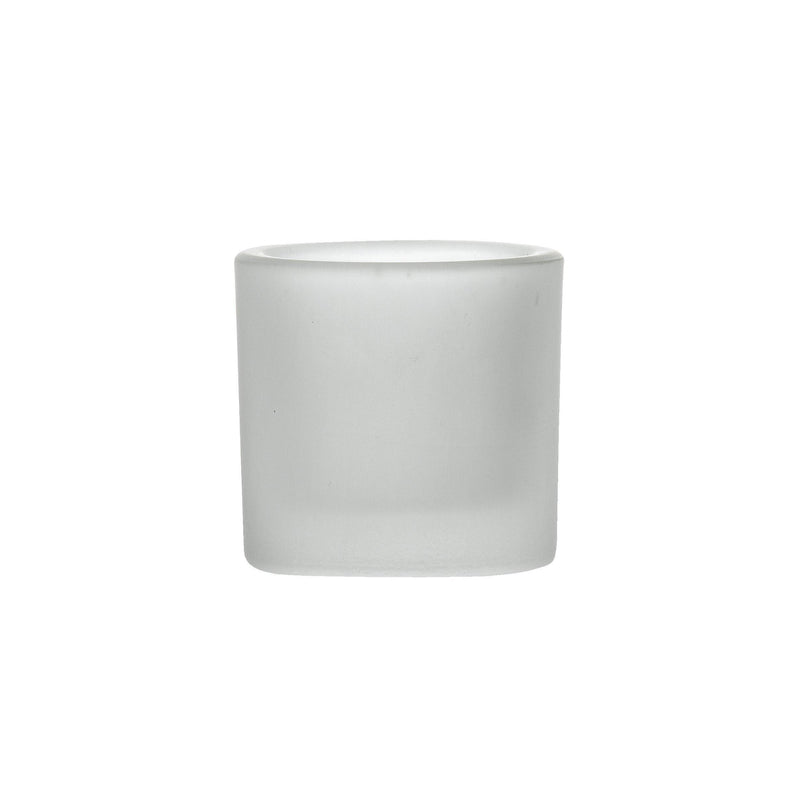 Satin White Votive (6cm H x 6.5cm D) (Box of 24)