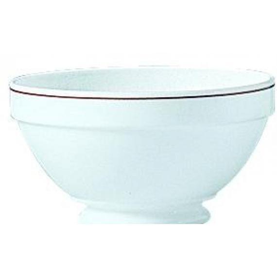 Arcoroc Filet Bordeaux Opal Dinnerware Stackable Footed Bowl (52cl) (18.3oz) (Pack of 36)