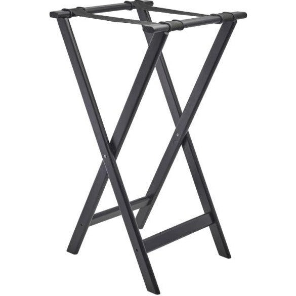 Black Wooden Tray Stand