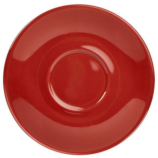 Porcelain Red Saucer 12cm/4.75"