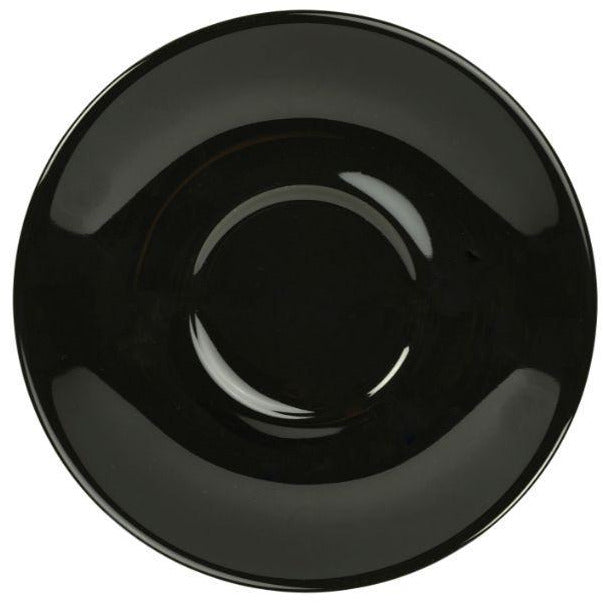 Porcelain Black Saucer 13.5cm/5.25"