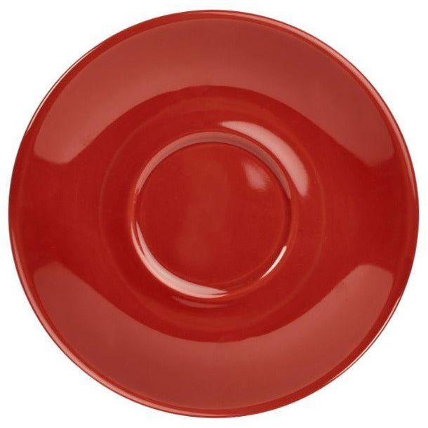 Porcelain Red Saucer 13.5cm/5.25"