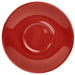Porcelain Red Saucer 16cm/6.25"