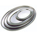 Stainless Steel Oval Flat 54.5cm/22"