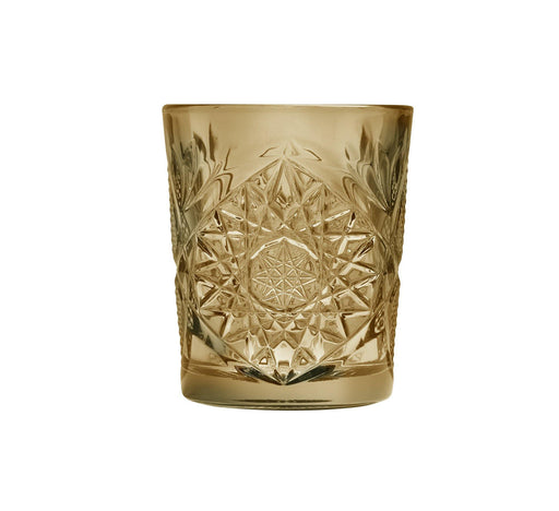 35 cl (12 oz) Hobstar Double Old Fashioned - Amber (Box of 6)