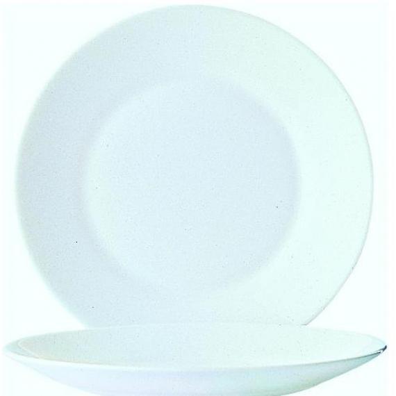 Arcoroc Restaurant Opal Dinnerware Dinner Plate (23.5cm) (9.3") (Pack 24)