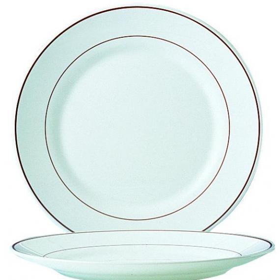 Arcoroc Filet Bordeaux Opal Dinnerware Side Plate (15.5cm) (6.1") (Pack of 24)