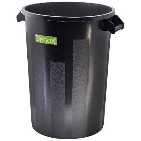 Black Dust Bin 100L