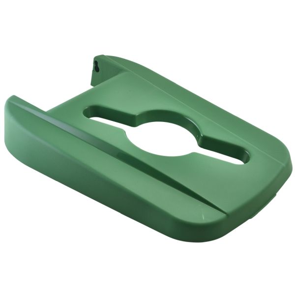 Green Open Lid For Grey Recycling Bin 85L