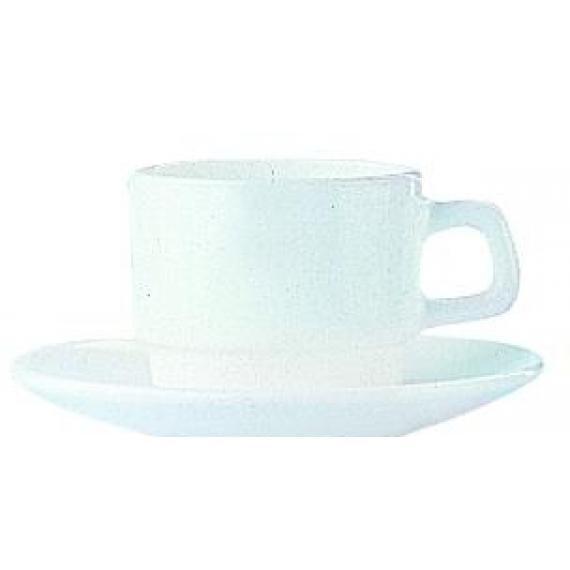 Arcoroc Restaurant Opal Dinnerware Stackable Cup (22cl) (7.7oz) (Pack of 48)