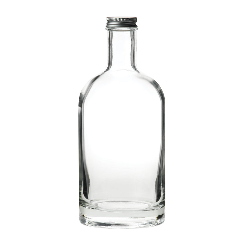 50 cl (17.5 oz)  Olso Bottle with Silver Lid (Box of 12)