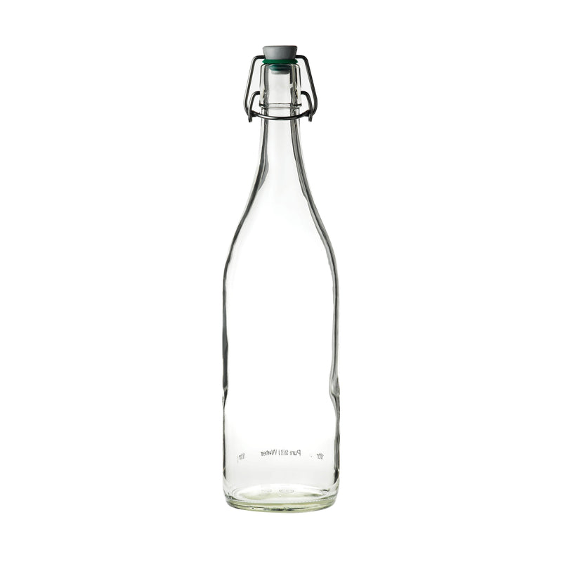 50 cl (17.5 oz) Flip Top Lid Bottles Ceramic Flip Top Green washer* (Box of 12)