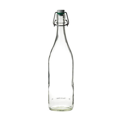 50 cl (17.5 oz) Flip Top Lid Bottles Ceramic Flip Top Green washer* (Box of 12)