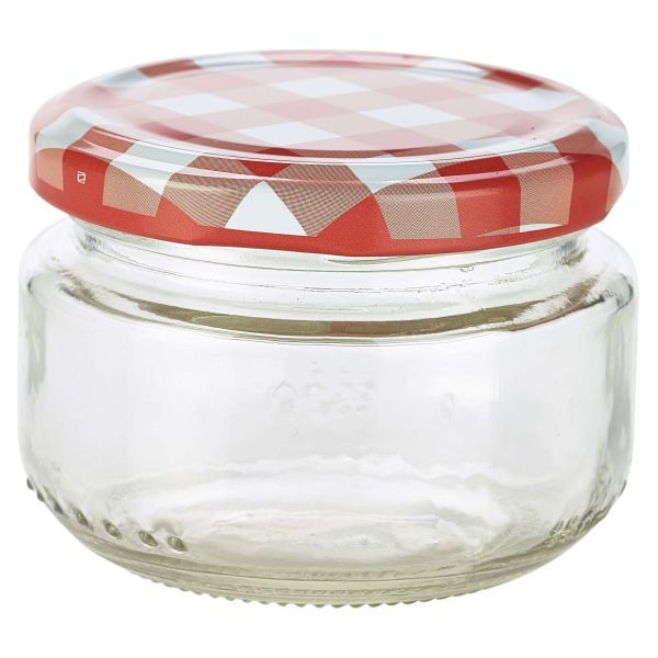 Storage Jar Glass Clear 135ml (Pack 12)