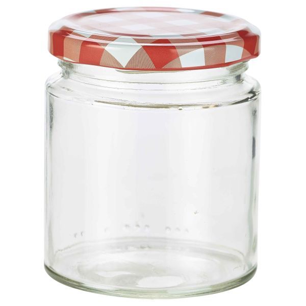 Storage Jar Glass Clear 250ml (Pack 12)