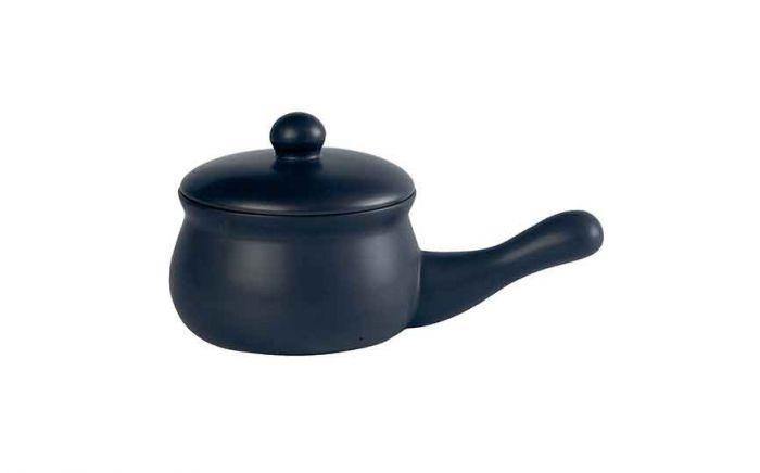 60 cl (21 oz) Ceraflame Mini Pan with Handle and Ceramic Lid (Box of 24)