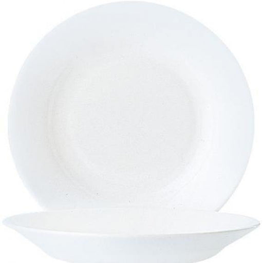 Arcoroc Restaurant Opal Dinnerware  Dinner Plate(22.6cm)(8.9") (Box of 24) - Smashing Supplies