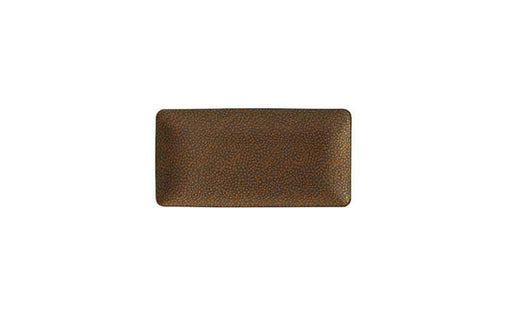 Purity Pearls Pearls Gold Rectangular Plate - 9x8cm (Box of 12)