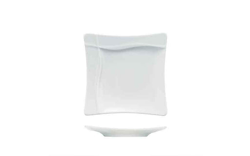 Pleasure Embosed Rim Square Plate (Box of 6)