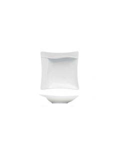 20.75 cl Pleasure EmbossedRim Deep Square Plate (Box of 6)
