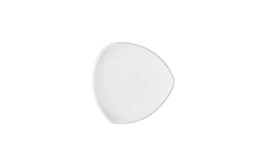 Options Flat Triangular Coupe Plate - 20cm (Box of 12)