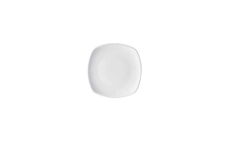 Options Flat Square Coupe Plate - 15cm (Box of 12)