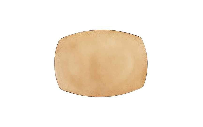 Modern Rustic Rectangular Platter Natural Sand - 28cm (Box of 6)