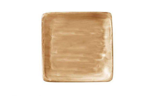 Modern Rustic Flat Square Plate Sand - 21x21cm (Box of 6)